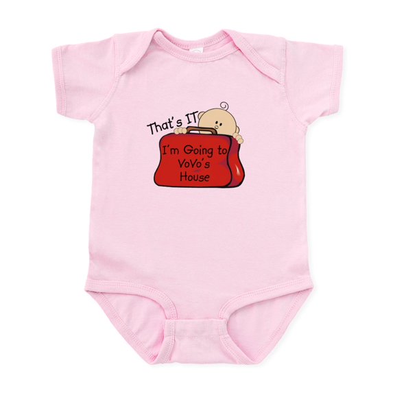 CafePress - Going To Vovo's Funny Infant Bodysuit - Baby Light Bodysuit, Size Newborn - 24 Months