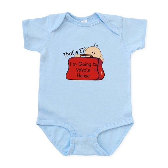 CafePress - Going To Vovo's Funny Infant Bodysuit - Baby Light Bodysuit, Size Newborn - 24 Months