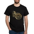 thumbnail image 1 of CafePress - Gold Norse Dragon Dark T Shirt - Men's Classic Graphic Cotton T-Shirt, 1 of 4