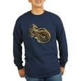 thumbnail image 1 of CafePress - Gold Norse Dragon Long Sleeve Dark T Shirt - Long Sleeve Dark T-Shirt, 1 of 4