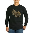 thumbnail image 1 of CafePress - Gold Norse Dragon Long Sleeve Dark T Shirt - Long Sleeve Dark T-Shirt, 1 of 4