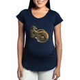 thumbnail image 1 of CafePress - Gold Norse Dragon Maternity Dark T Shirt - Maternity Dark T-Shirt, 1 of 4