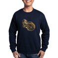 thumbnail image 1 of CafePress - Gold Norse Dragon Sweatshirt (Dark) - Classic Crew Neck Sweatshirt, 1 of 5