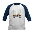 thumbnail image 1 of CafePress - Gold Star Racing Heritage Refined Kids Baseball T Shirt - Kids Cotton Baseball Jersey, 3/4 Sleeve Shirt, 1 of 4