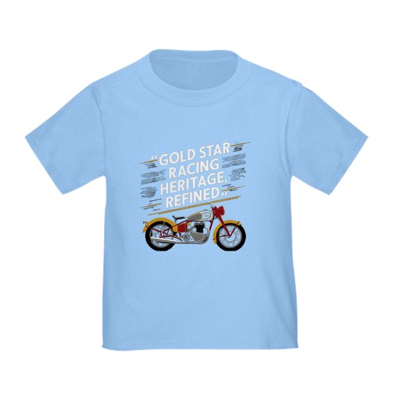 CafePress - Gold Star Racing Heritage Refined Toddler T Shirt - Cute Toddler T-Shirt, 100% Cotton
