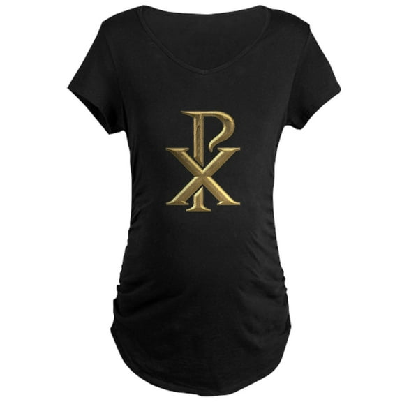 CafePress - Golden 3 D Chiro Maternity T Shirt - Maternity Dark T-Shirt