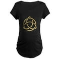 thumbnail image 1 of CafePress - Golden 3 D Holy Trinity Symbol 1 Maternity Dark - Maternity Dark T-Shirt, 1 of 3