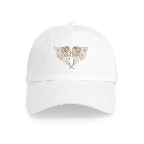 CafePress - Golden Angel Cap - Adjustable 100% Brushed Unisex Casual Cotton Baseball Cap, Beige, 1