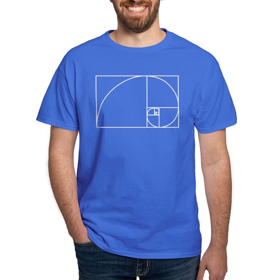 CafePress - Golden Ratio Dark T Shirt - Men's Classic Graphic Cotton T-Shirt