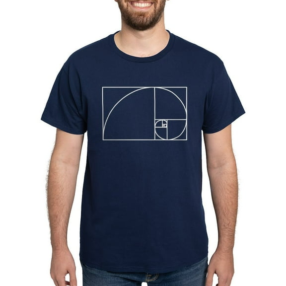 CafePress - Golden Ratio Dark T Shirt - Men's Classic Graphic Cotton T-Shirt