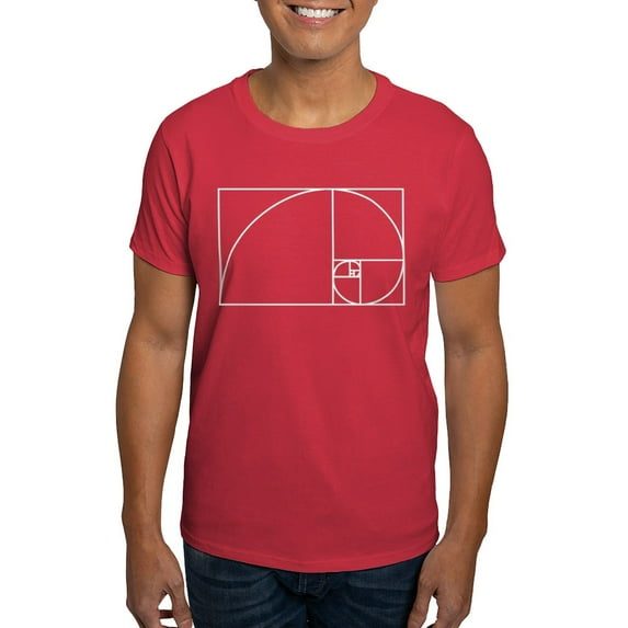 CafePress - Golden Ratio Dark T Shirt - Men's Classic Graphic Cotton T-Shirt