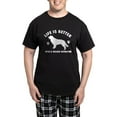 thumbnail image 1 of CafePress - Golden Retriever Breed Design Men's Dark Pajamas - Men's Dark Loose Fit Cotton Pajama Set, 1 of 7