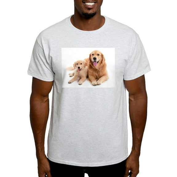 CafePress - Golden Retriever Buddies Light T Shirt - Men's Classic Graphic T-Shirt