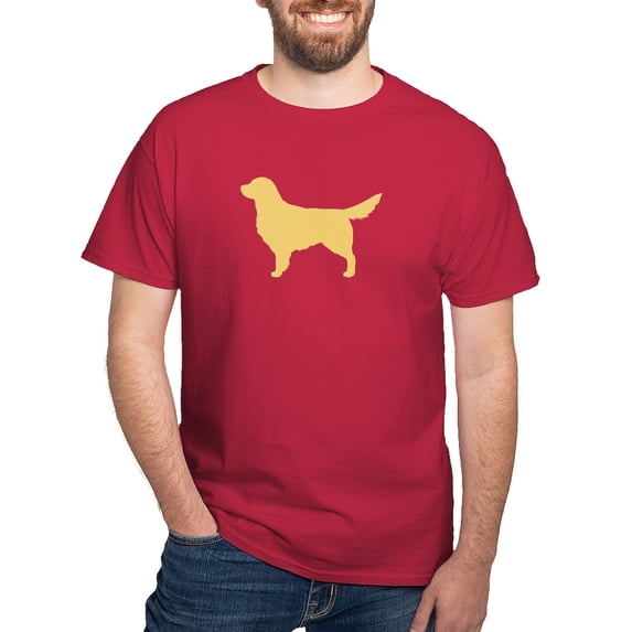 CafePress - Golden Retriever Dark T Shirt - Men's Classic Graphic Cotton T-Shirt