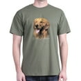 thumbnail image 1 of CafePress - Golden Retriever Dark T Shirt - Men's Classic Graphic Cotton T-Shirt, 1 of 4