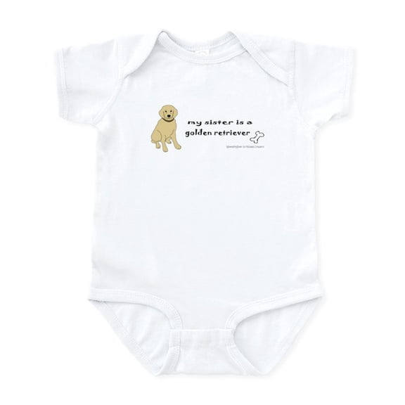 CafePress - Golden Retriever Gifts Infant Bodysuit - Baby Light Bodysuit, Size Newborn - 24 Months