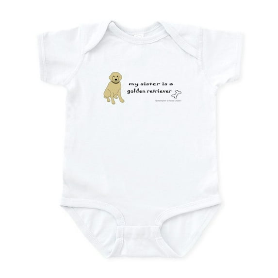 CafePress - Golden Retriever Gifts Infant Bodysuit - Baby Light Bodysuit, Size Newborn - 24 Months