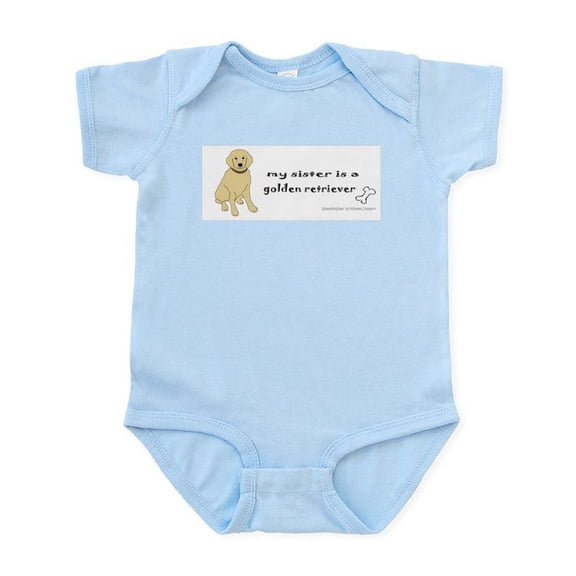 CafePress - Golden Retriever Gifts Infant Bodysuit - Baby Light Bodysuit, Size Newborn - 24 Months