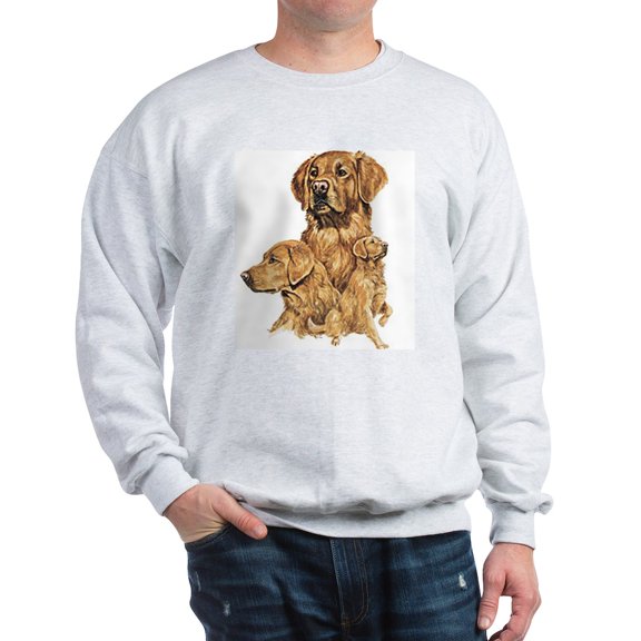 CafePress - Golden Retriever Sweatshirt - Crew Neck Sweatshirt