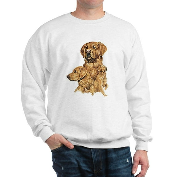 CafePress - Golden Retriever Sweatshirt - Crew Neck Sweatshirt