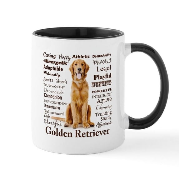 CafePress - Golden Traits Mugs - 11 oz Ceramic Mug - Novelty Coffee Tea Cup