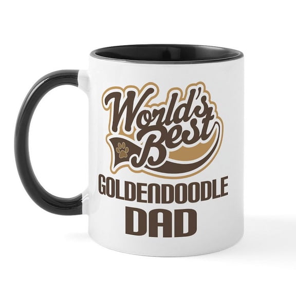 CafePress - Goldendoodle Dog Dad Mug - 11 oz Ceramic Mug - Novelty Coffee Tea Cup