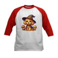 thumbnail image 1 of CafePress - Goldendoodle Halloween Kids Baseball T Shirt - Kids Cotton Baseball Jersey, 3/4 Sleeve Shirt, 1 of 4
