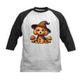 thumbnail image 1 of CafePress - Goldendoodle Halloween Kids Baseball T Shirt - Kids Cotton Baseball Jersey, 3/4 Sleeve Shirt, 1 of 4