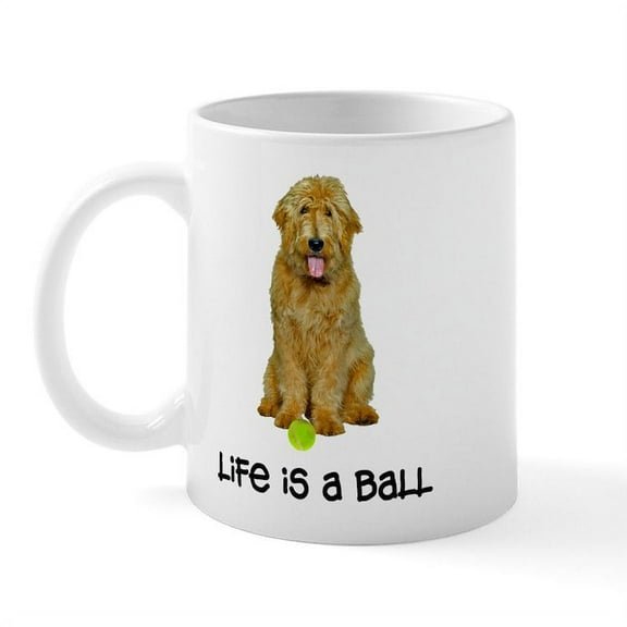 CafePress - Goldendoodle Life Mug - 11 oz Ceramic Mug - Novelty Coffee Tea Cup