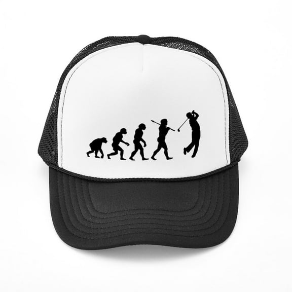 CafePress - Golf - Adjustable Unisex Printed Trucker Hat with Mesh Back