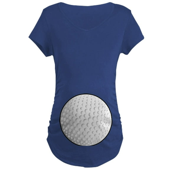 CafePress - Golf Ball - Maternity Dark T-Shirt