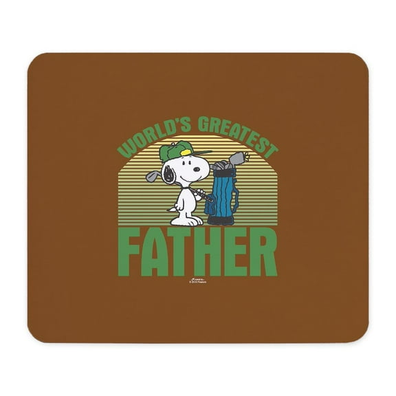 CafePress - Golf Father Mousepad - Non-slip Rubber Mousepad, Gaming Mouse Pad