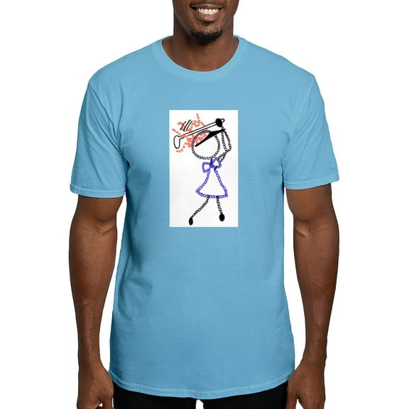 CafePress - Golf Girl Artinjoy Fitted T Shirt - Fitted T-Shirt, Vintage Fit Soft Cotton Tee