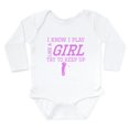 thumbnail image 1 of CafePress - Golf Like A Girl Body Suit - Long Sleeve Cotton Baby Bodysuit, 1 of 4