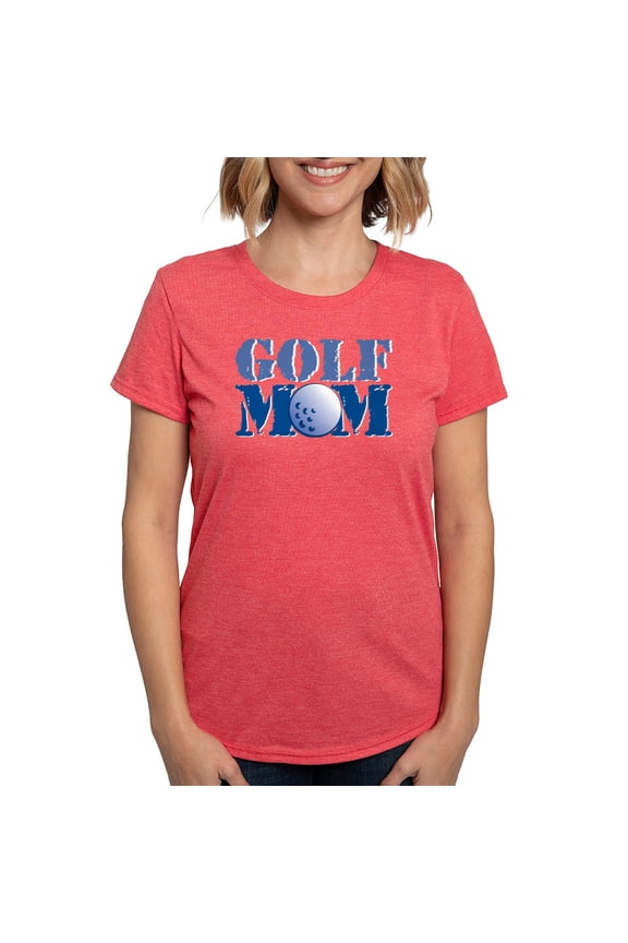 - Golf Mom Womens Tri Blend T Shirt - Womens Tri-blend T-Shirt