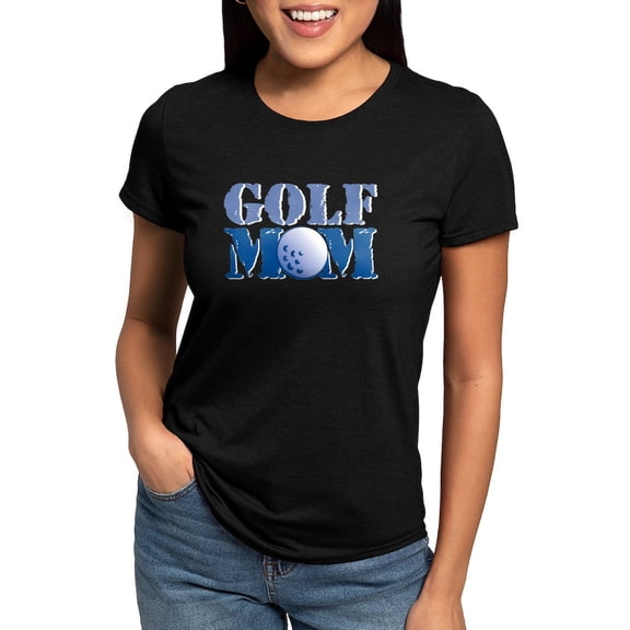 CafePress - Golf Mom Womens Tri Blend T Shirt - Womens Tri-blend T-Shirt