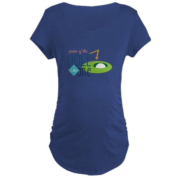CafePress - Golf Queen Maternity T Shirt - Maternity Dark T-Shirt