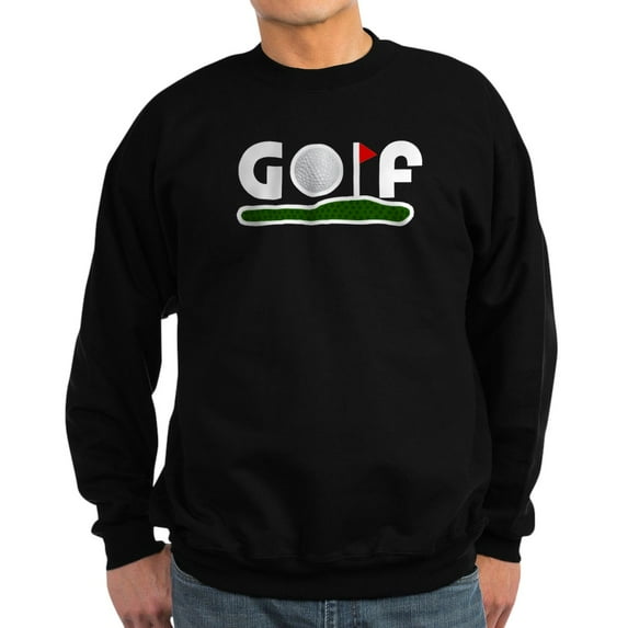 CafePress - Golf' Sweatshirt (Dark) - Classic Crew Neck Sweatshirt
