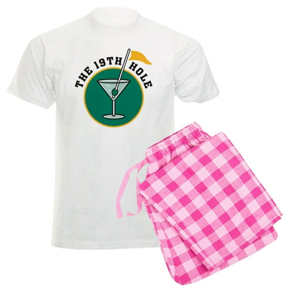CafePress - Golf3 Men's Light Pajamas - Men's Light Loose Fit Cotton Pajama Set