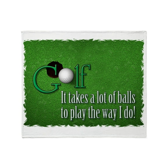 CafePress - Golfballs Throw Blanket - Soft Fleece Throw Blanket, 50"x60" for All Ages