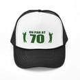 thumbnail image 1 of CafePress - Golfer's 70Th Birthday - Trucker Hat - Polyester Foam Front and Nylon Mesh Weave Back, 1 of 8