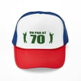thumbnail image 1 of CafePress - Golfer's 70Th Birthday - Adjustable Unisex Printed Trucker Hat with Mesh Back, 1 of 10