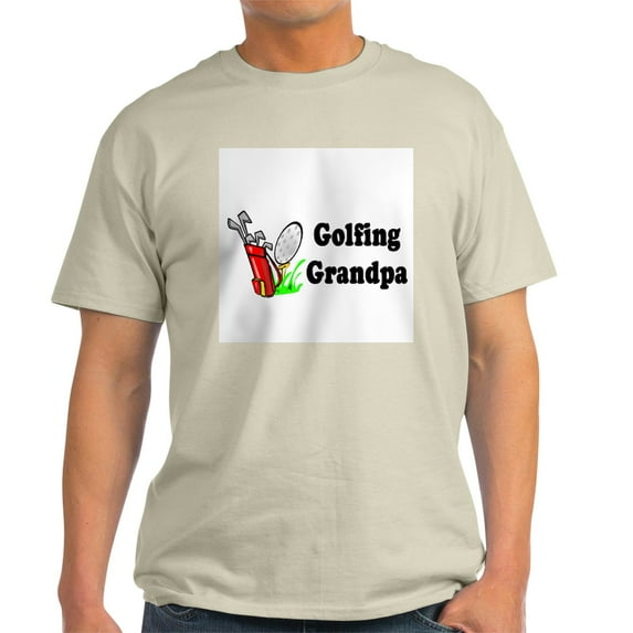 CafePress - Golfing Grandpa Light T Shirt - Men's Classic Graphic T-Shirt