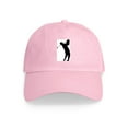 thumbnail image 1 of CafePress - Golfing Silhouette Cap - Adjustable 100% Brushed Unisex Casual Cotton Baseball Cap, Beige, 1, 1 of 2