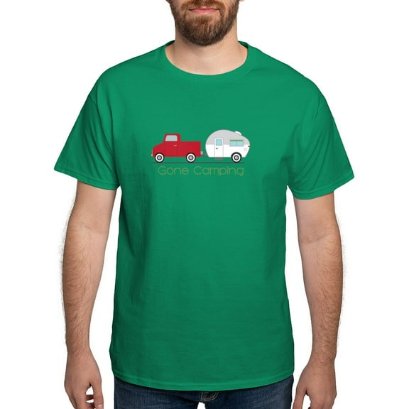 CafePress - Gone Camping T Shirt - Men's Classic Graphic Cotton T-Shirt