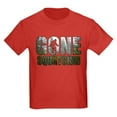 thumbnail image 1 of CafePress - Gone Squatchin Deep Woods Kids Dark T Shirt - Dark T-Shirt Kids XS-XL, 1 of 4