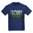 thumbnail image 1 of CafePress - Gone Squatchin Deep Woods Kids Dark T Shirt - Dark T-Shirt Kids XS-XL, 1 of 4