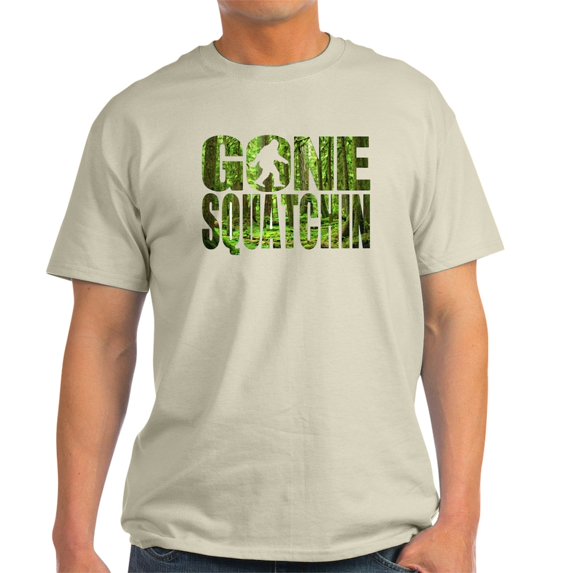 CafePress - Gone Squatchin *Special Deep Forest Edition* Light - Men's Classic Graphic T-Shirt