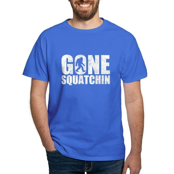 CafePress - Gone Squatchin T Shirt - Men's Classic Graphic Cotton T-Shirt