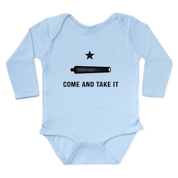 CafePress - Gonzales Flag Body Suit - Long Sleeve Cotton Baby Bodysuit